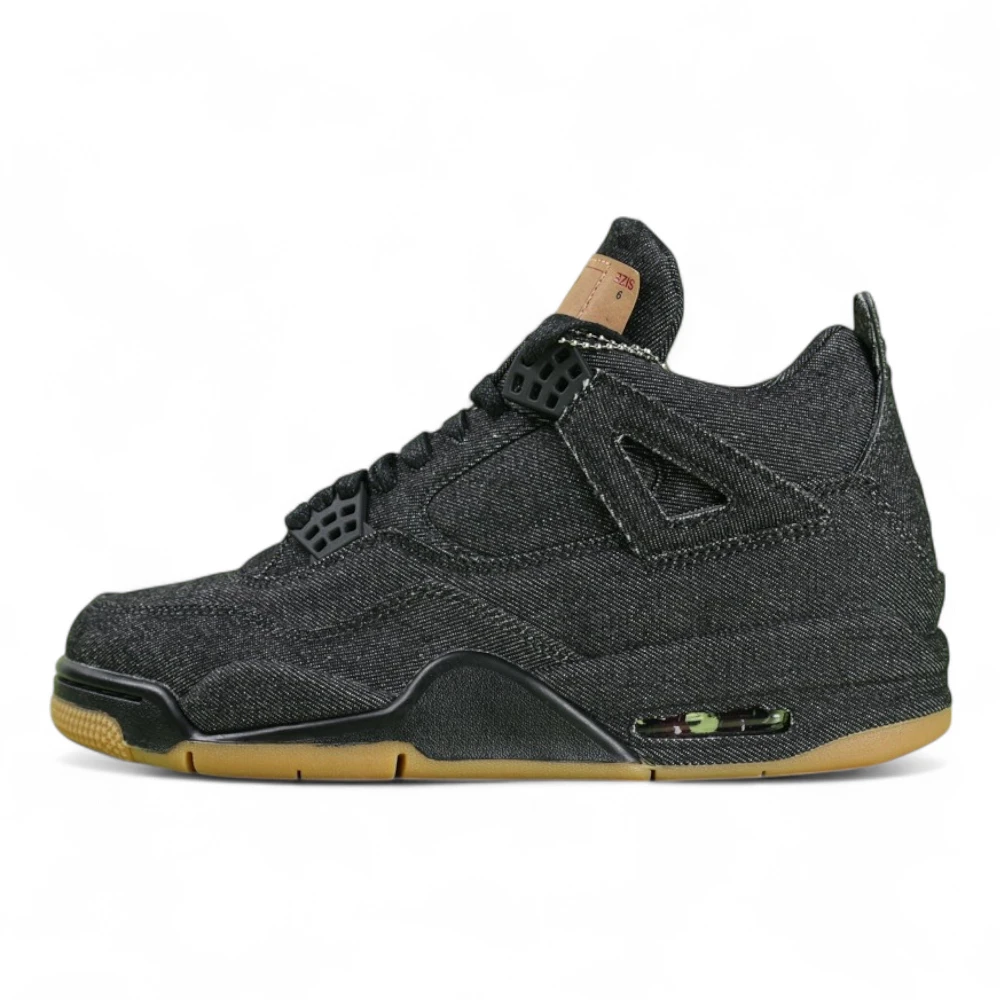 Levis X Air Jordan 4 Black Denim