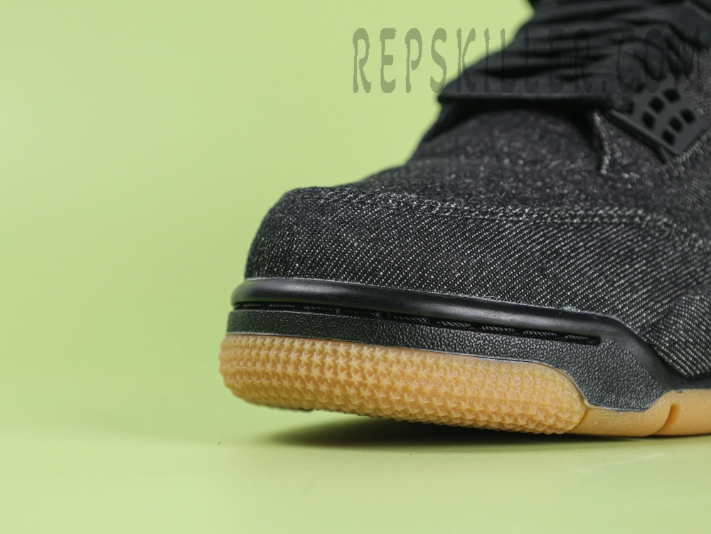 Levis X Air Jordan 4 Black Denim