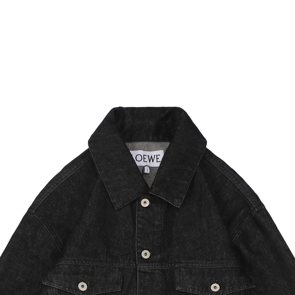Loewe-Anagram-Embroidered-Sleeve-Denim-Jacket4.jpeg.webp L Anagram Embroidered Sleeve Denim Jacket