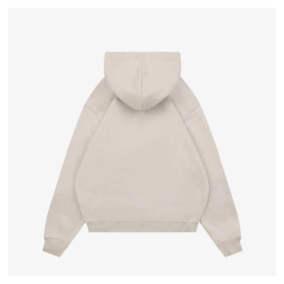 L Anagram Grid Rubber Print Hoodie