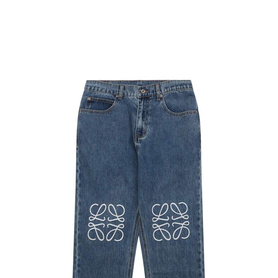 Loewe-Anagram-Knee-Panel-Denim-Trousers4.jpeg.webp L Anagram Knee Panel Denim Trousers