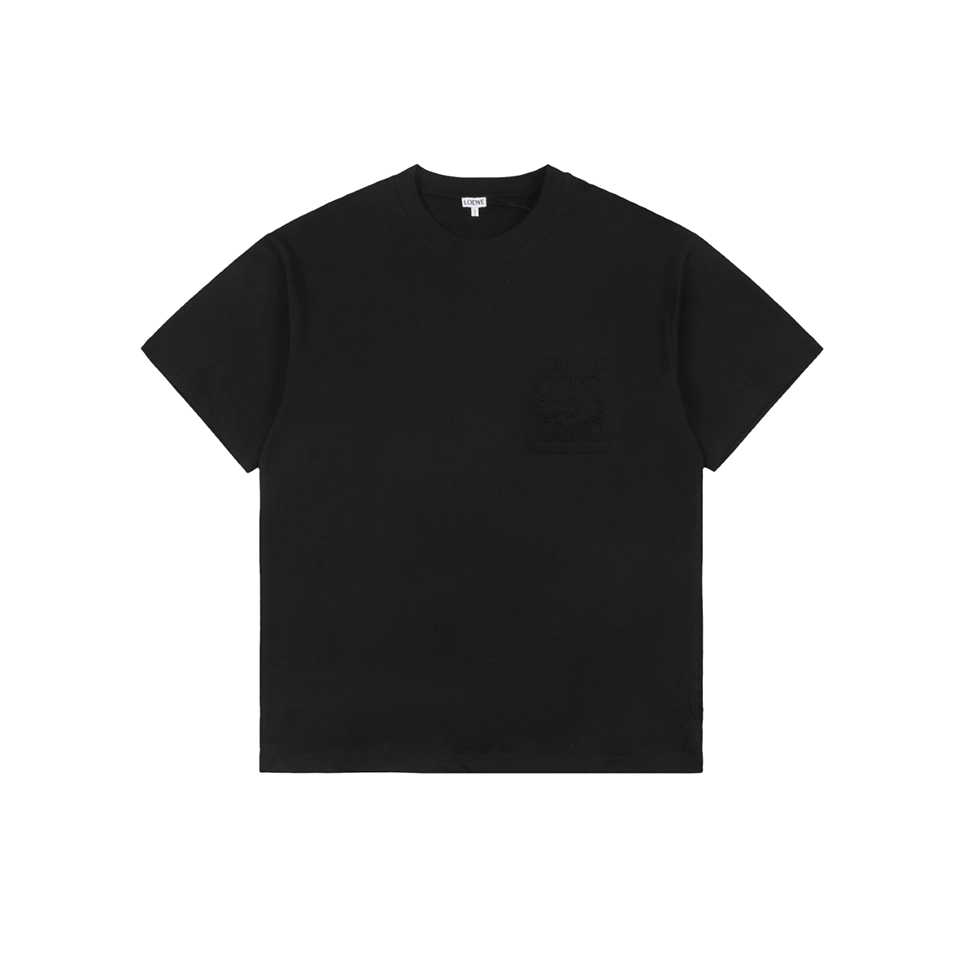 Loewe-Embossed-Anagram-Cotton-T-Shirt3.jpg.webp Loe Embossed Anagram Cotton T Shirt