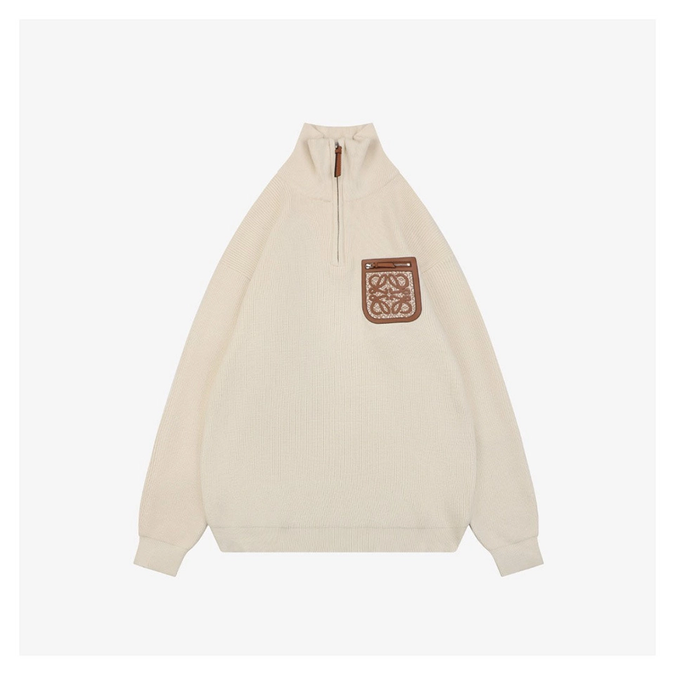 Loewe-Faux-Pocket-Anagram-Half-Zip-Knit-Sweater2.jpeg.webp L Faux Pocket Anagram Half Zip Knit Sweater