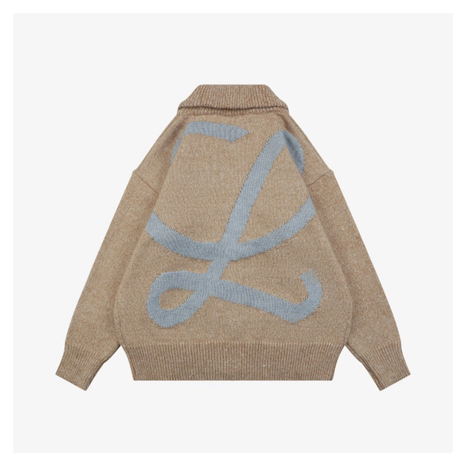 Loewe-L-Anagram-Zip-Up-Knit-Jacket7.jpeg.webp L Anagram Zip Up Knit Jacket