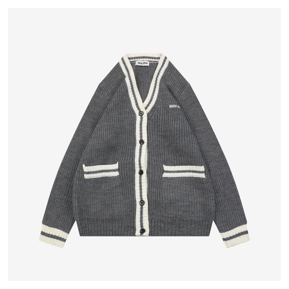 MM-GreyWhite-Logo-Trim-Cardigan7.jpeg.webp Mm Grey White Logo Trim Cardigan