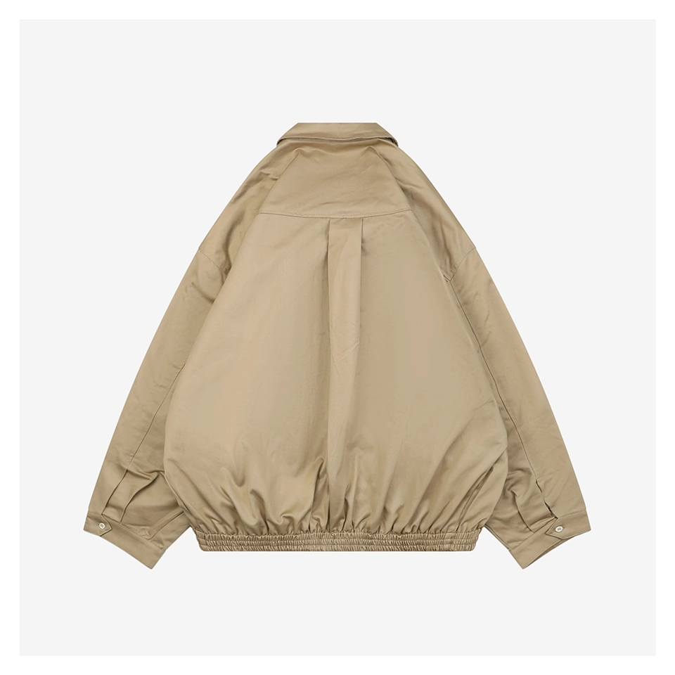 Mm Khaki Button Up Jacket