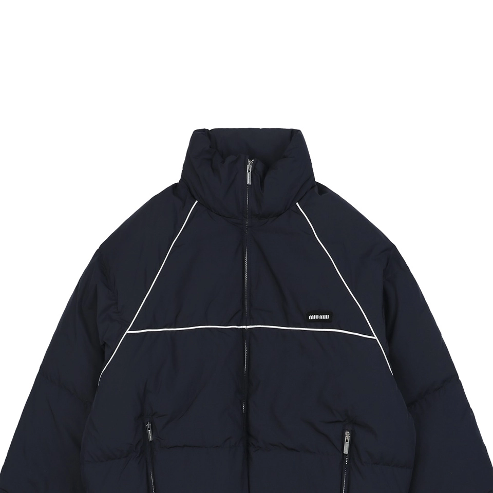 Mm Panel Puffer Jacket Navy