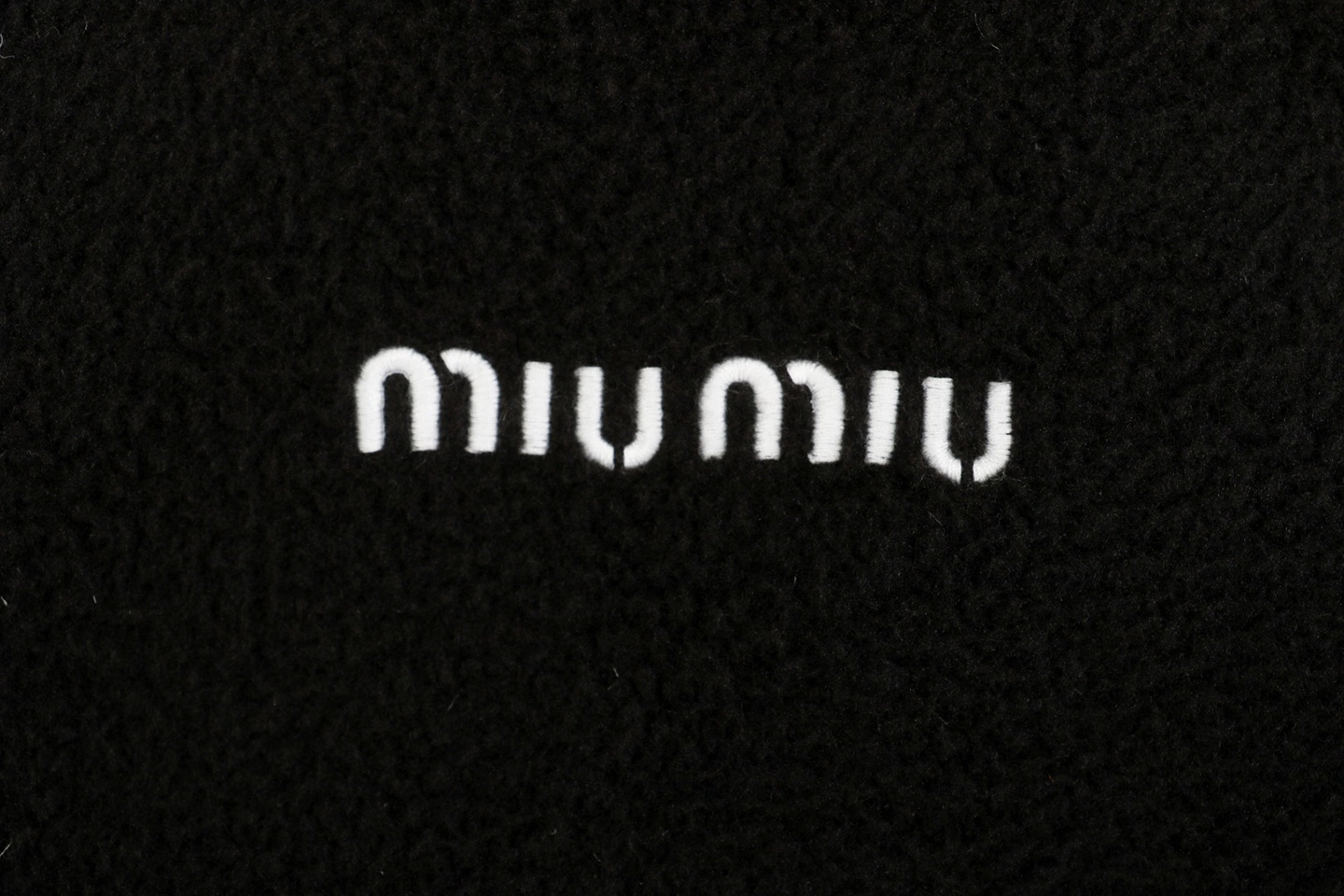 Mm Small Logo Fleece Down Jacket