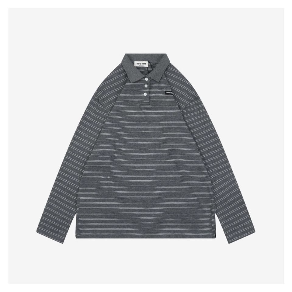 MM-Striped-Logo-Patch-Polo-Shirt-GreyBlack9.jpeg.webp Mm Striped Logo Patch Polo Shirt Grey Black