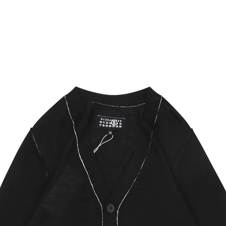 Maison-Margiela-Contrast-Stitch-V-Neck-Cardigan7.jpeg.webp Maison Margiela Contrast Stitch V Neck Cardigan