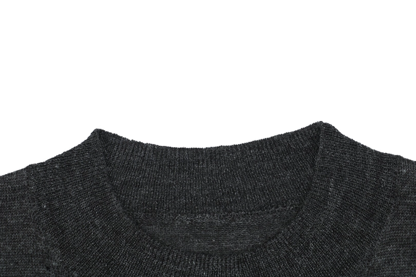 Maison-Margiela-Distressed-Wool-Crewneck-Sweater-in-Charcoal-Grey1.jpeg.webp Maison Margiela Distressed Wool Crewneck Sweater In Charcoal Grey