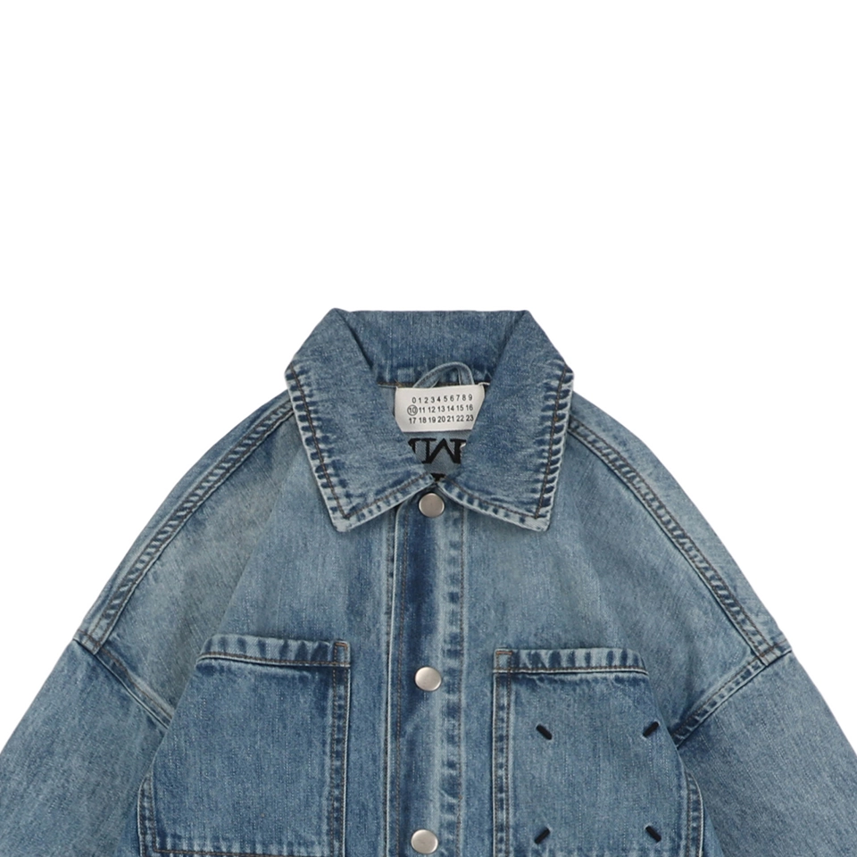 Maison-Margiela-Four-Stitch-Detail-Inverted-Lettering-Denim-Jacket1.jpeg.webp Maison Margiela Four Stitch Detail Inverted Lettering Denim Jacket