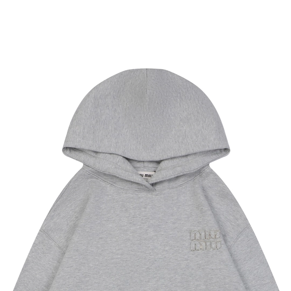 Mm Embroidered Patch Hoodie