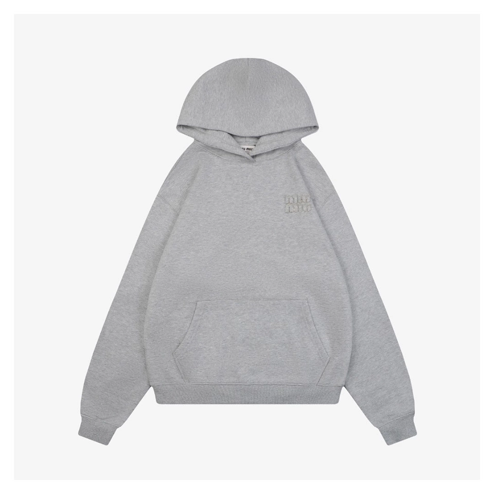Mm Embroidered Patch Hoodie