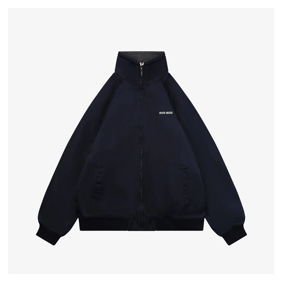 Mm Logo Half Zip Reversible Jacket