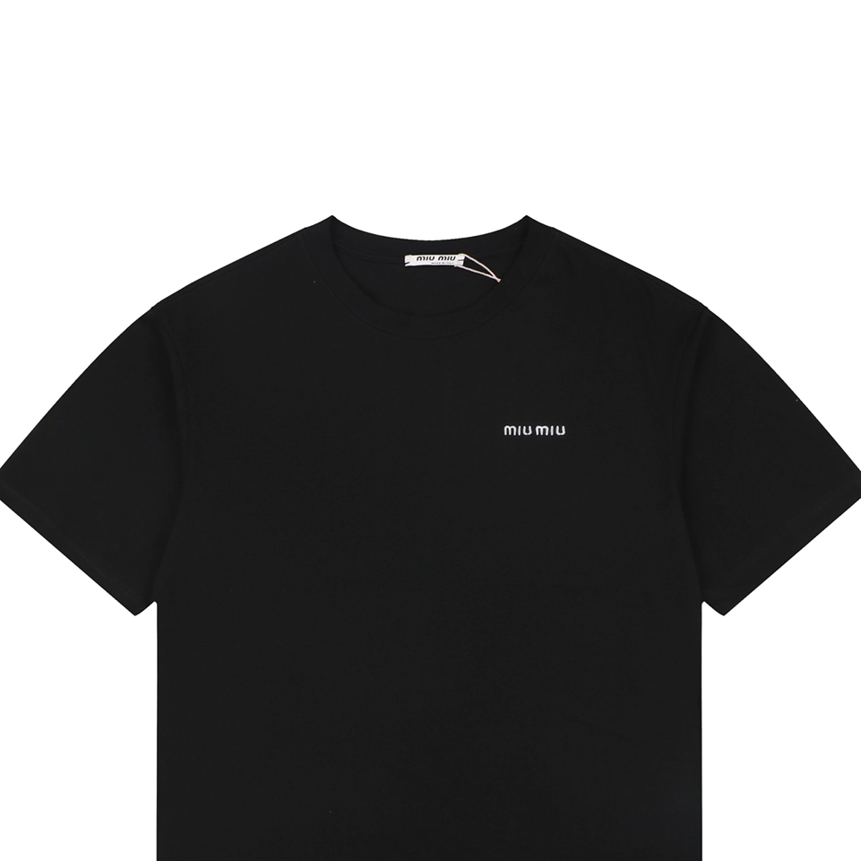 Mm Mini Logo Embroidered T Shirt