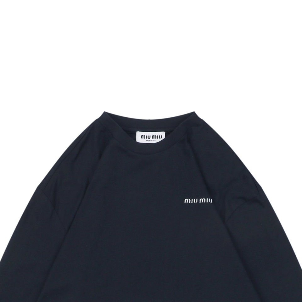Miu-Miu-Minimal-Logo-Embroidered-Shirt5.jpeg.webp Mm Minimal Logo Embroidered Shirt
