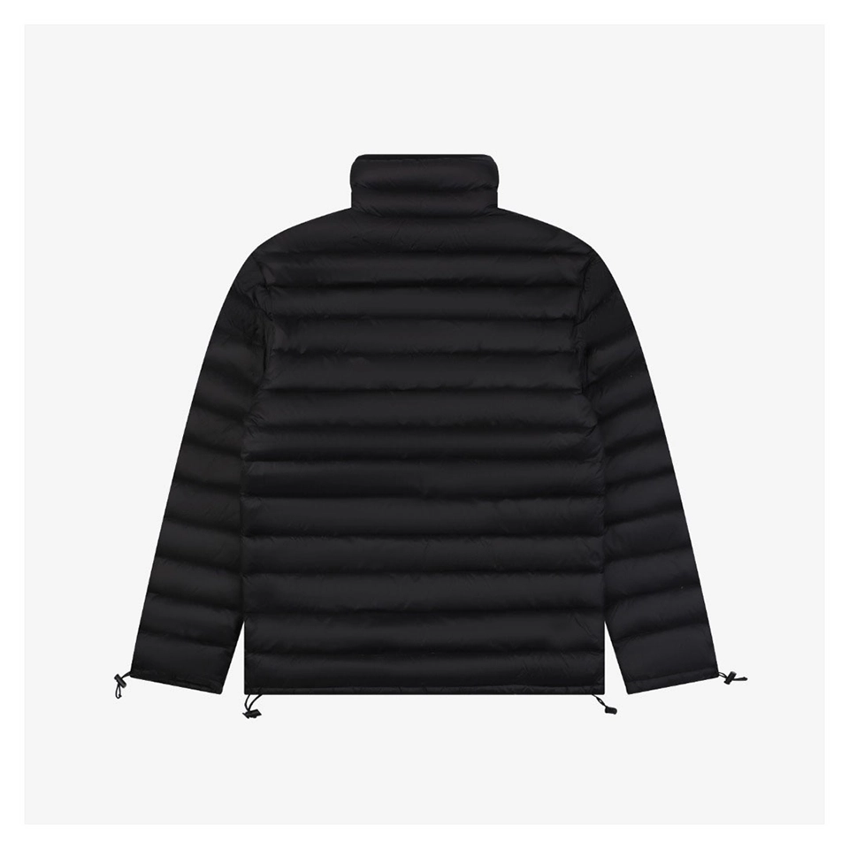 Mm Minimal Logo Stand Collar Quilted Down Jacket