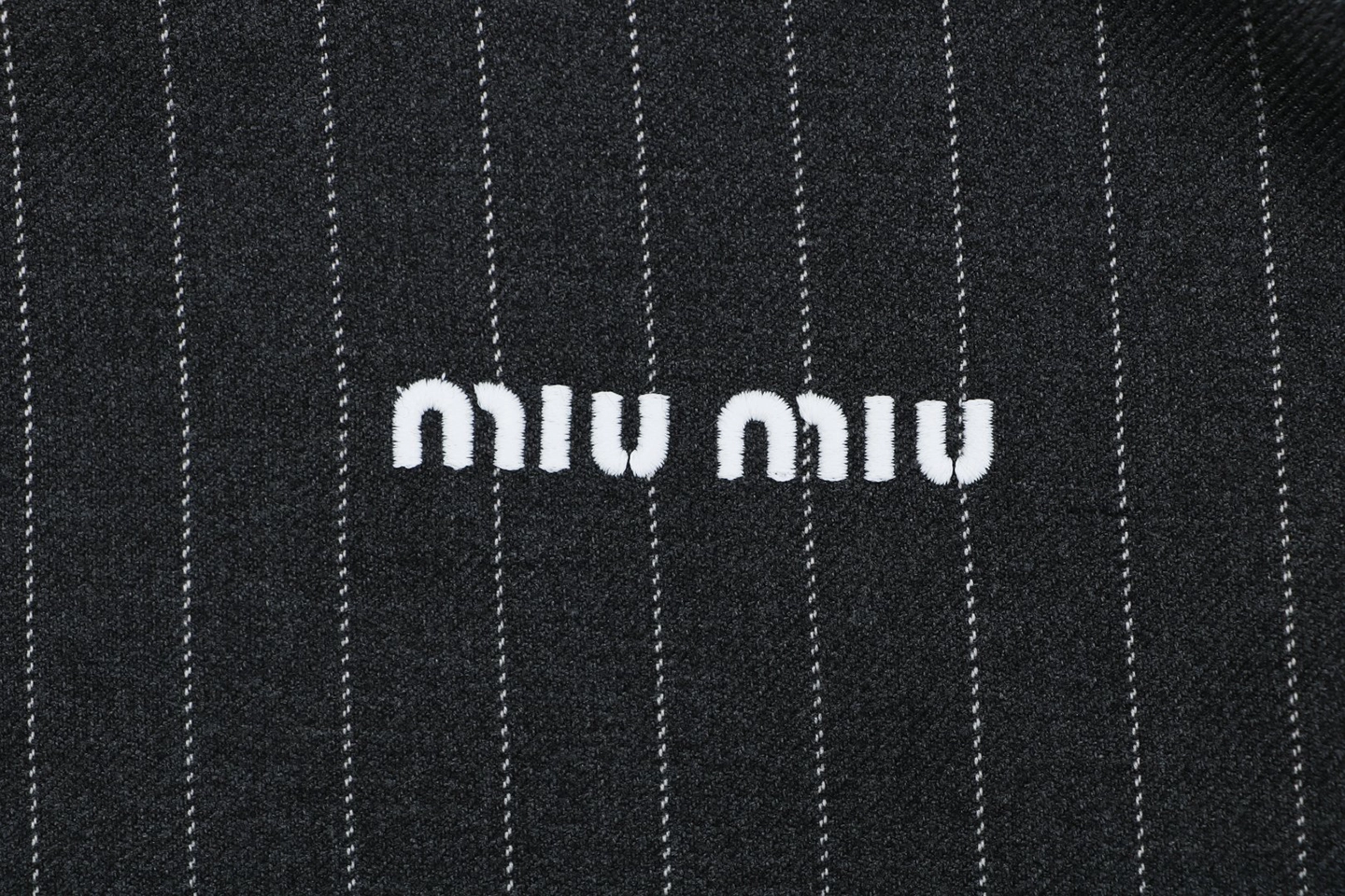 Mm Pinstripe Wool Jacket