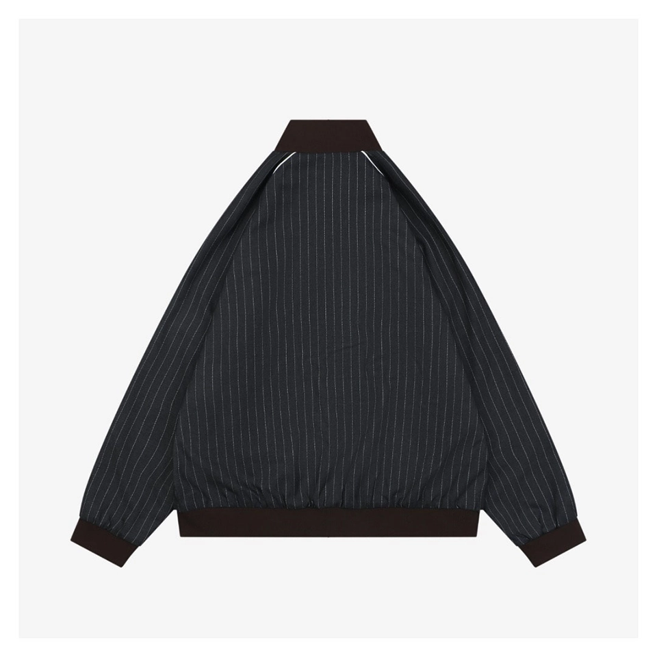 Mm Pinstripe Wool Jacket