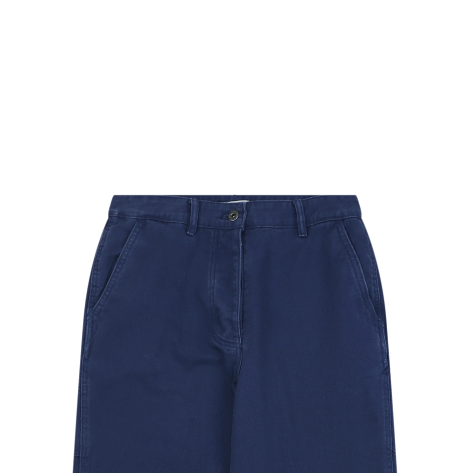 Mm Washed Blue Workwear Pants