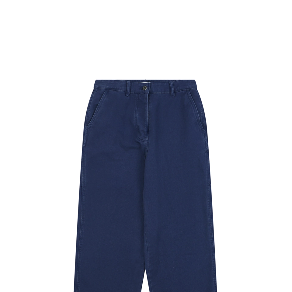 Mm Washed Blue Workwear Pants