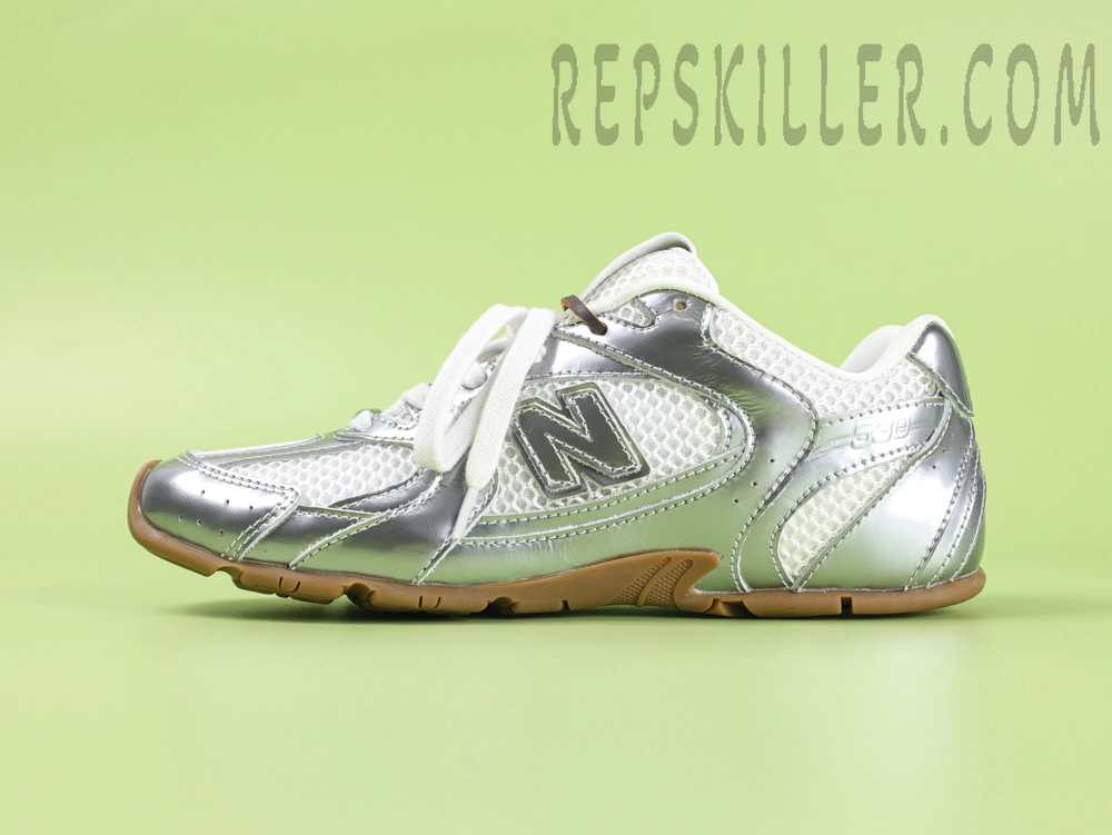 Miu Miu X New Balance 530 Sl Full Metallic Silver
