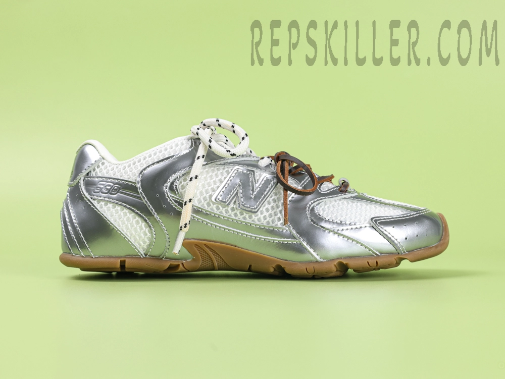 Miu Miu X New Balance 530 Sl Full Metallic Silver
