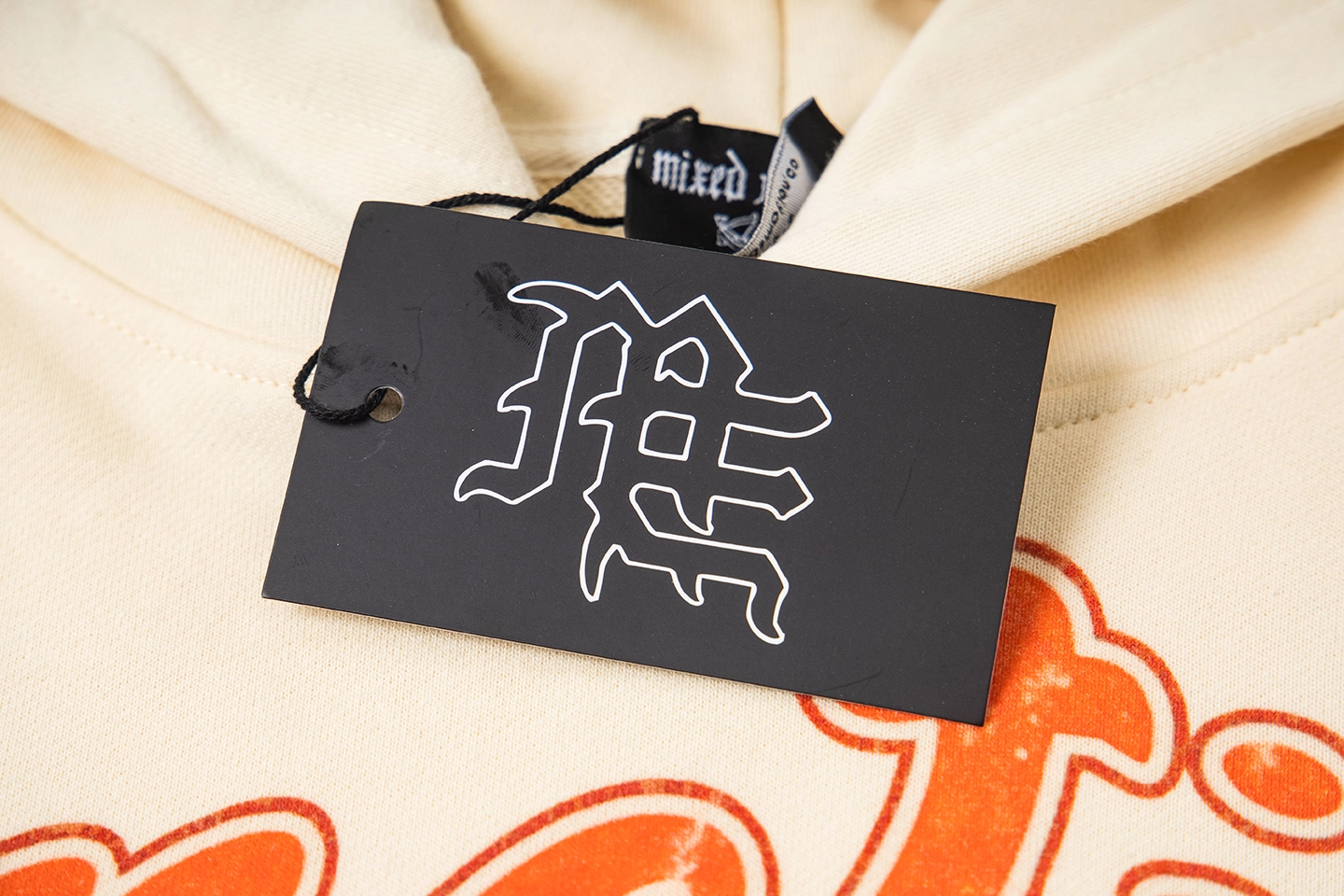 Mixed Emotion Blind Messiah Cream Hoodie