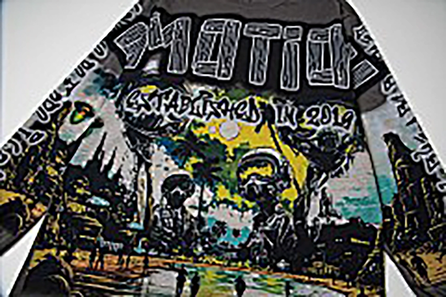 Mixed Emotion Cosmic Dystopia Grey Shirt