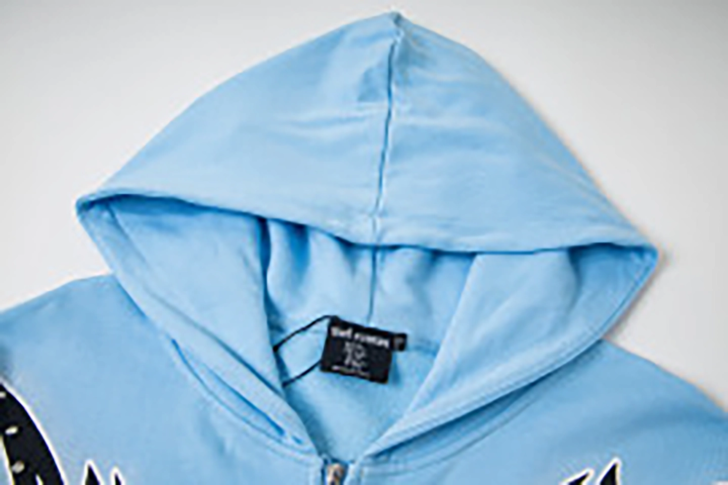 Mixed Emotion Love Over Fear Sky Blue Hoodie