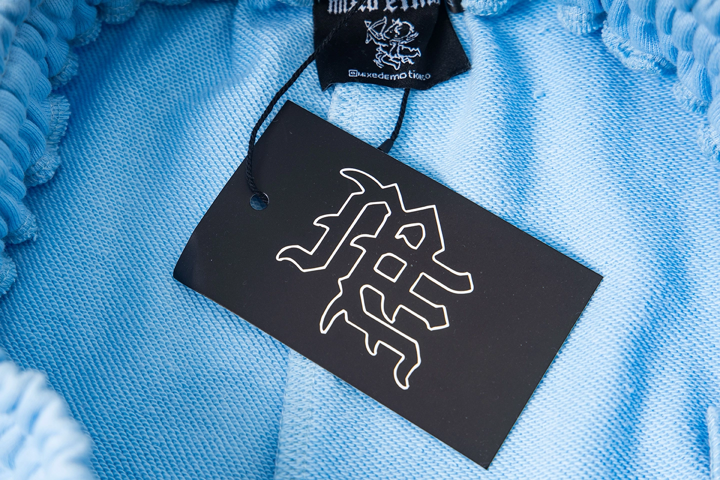 Mixed Emotion Starburst Logo Sky Blue Pants