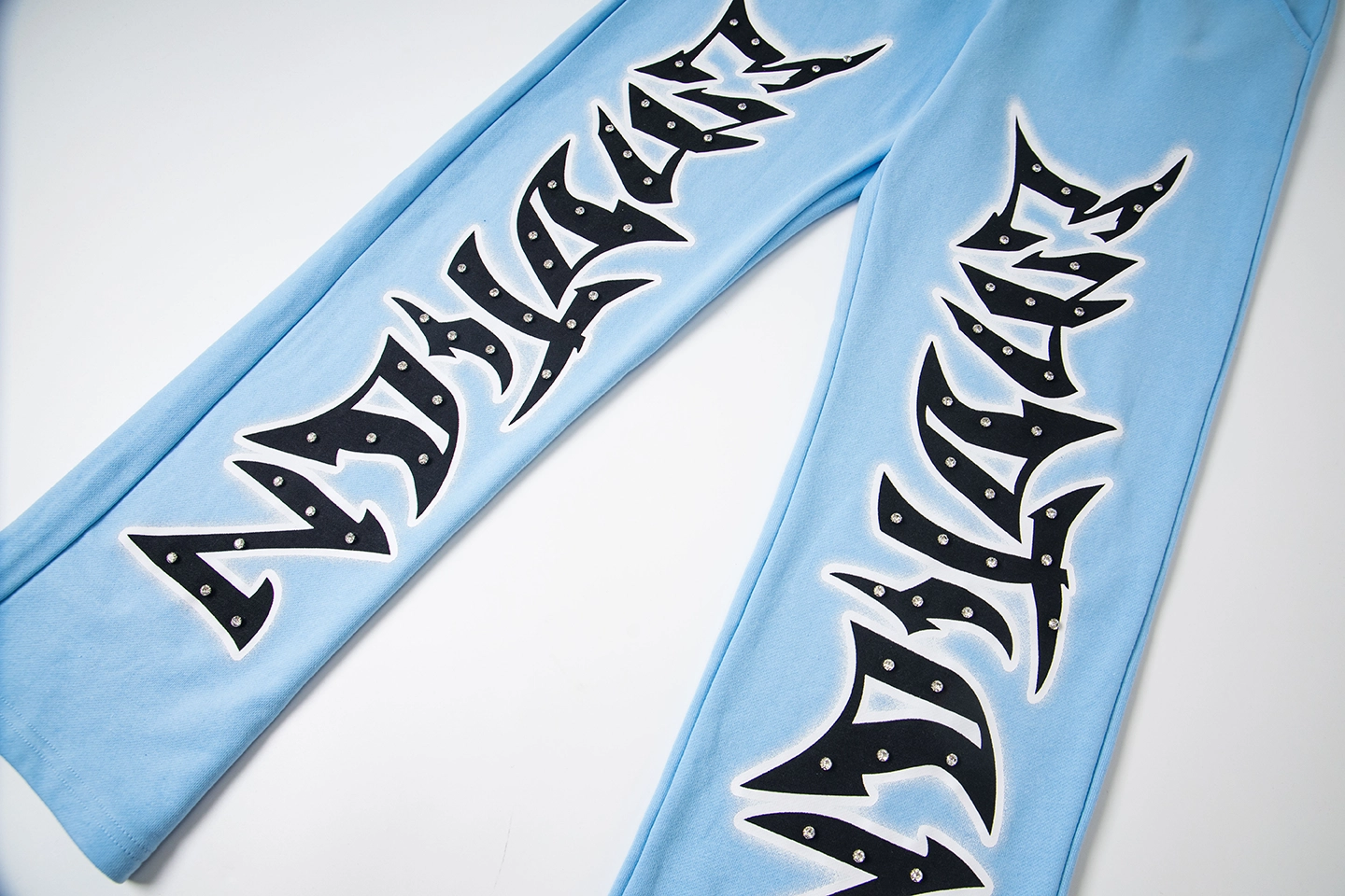Mixed Emotion Starburst Logo Sky Blue Pants