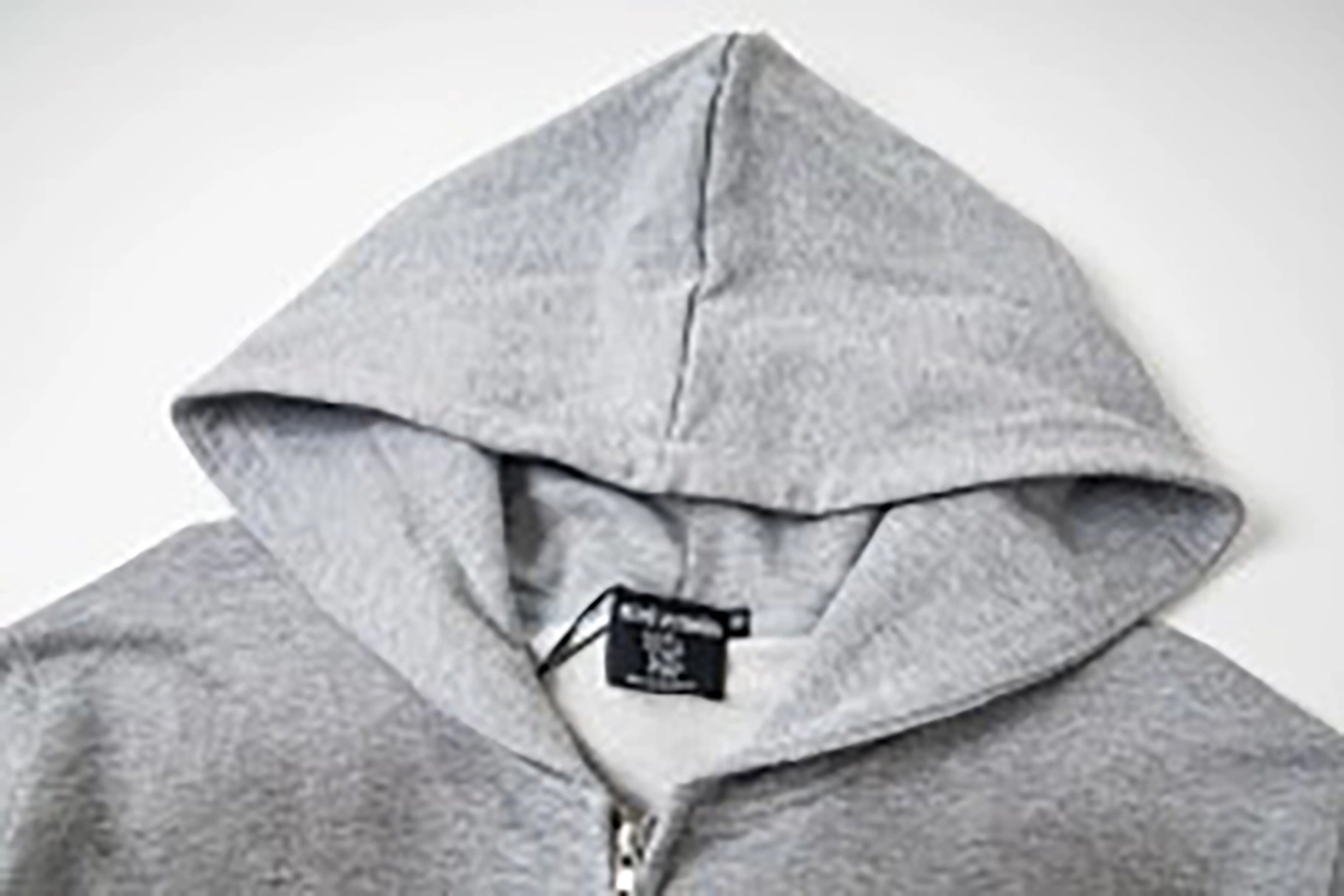 Mixed Emotion Tribal Logo Zip Up Grey Hoodie