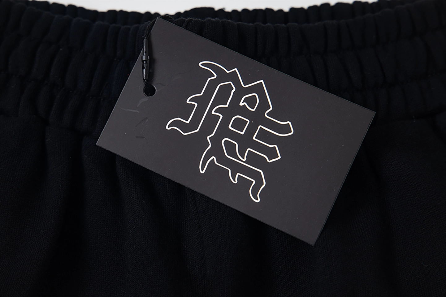 Mixed Emotion Woodcut Letter Black Pants
