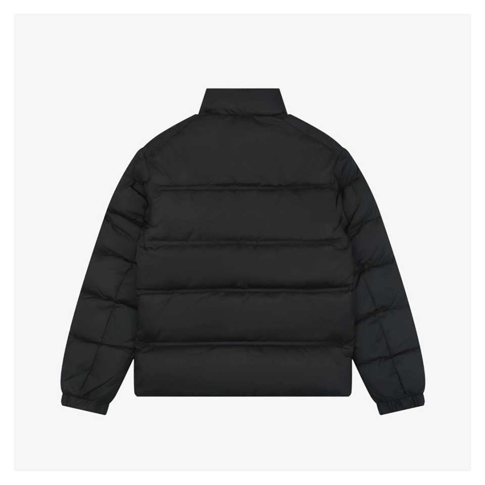 Mxxcler Bouvaque Tricolor Stripe Stand Collar Down Jacket