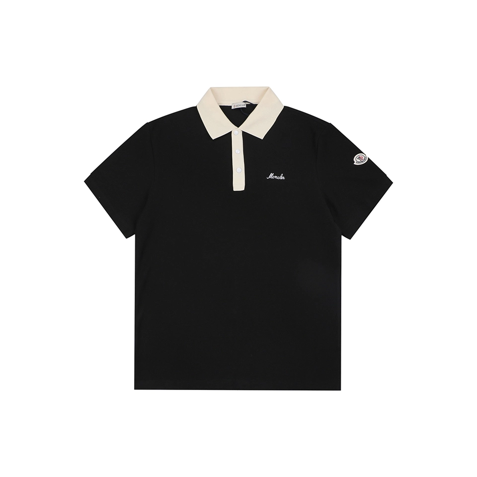 Moncler-Contrast-Collar-Signature-Embroidery-Cotton-Pique-Polo-Shirt13.jpeg.webp Mxxcler Contrast Collar Signature Embroidery Cotton Pique Polo Shirt