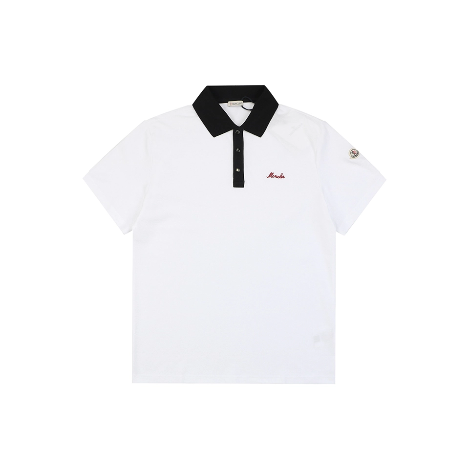 Moncler-Contrast-Collar-Signature-Embroidery-Cotton-Pique-Polo-Shirt3.jpeg.webp Mxxcler Contrast Collar Signature Embroidery Cotton Pique Polo Shirt