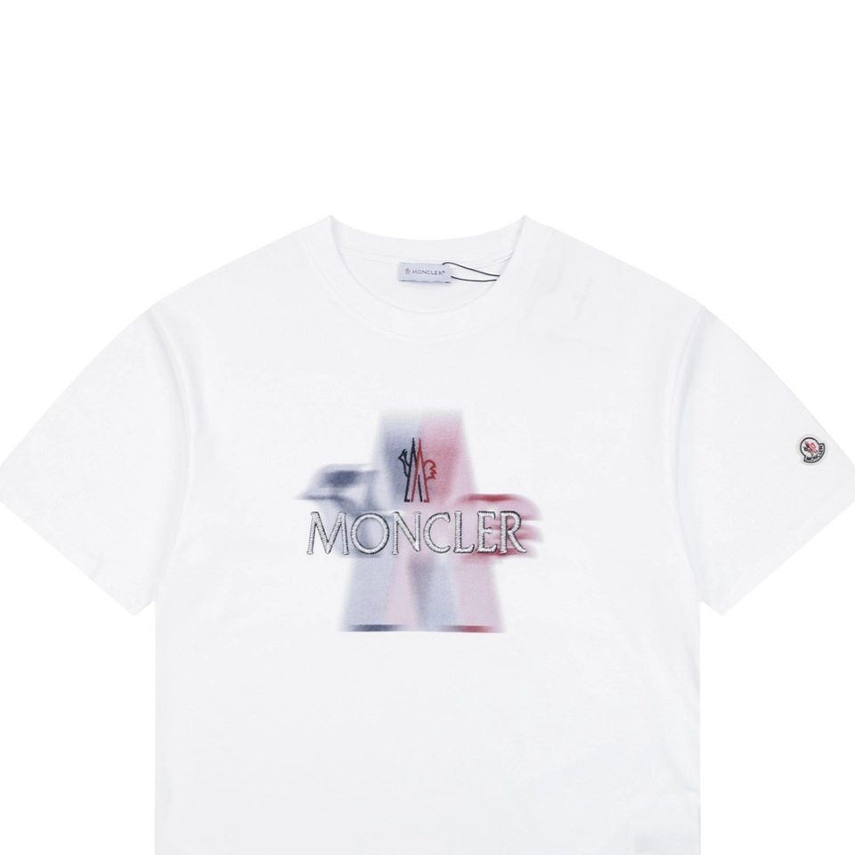 Mxxcler Gradient Logo Graphic T Shirt