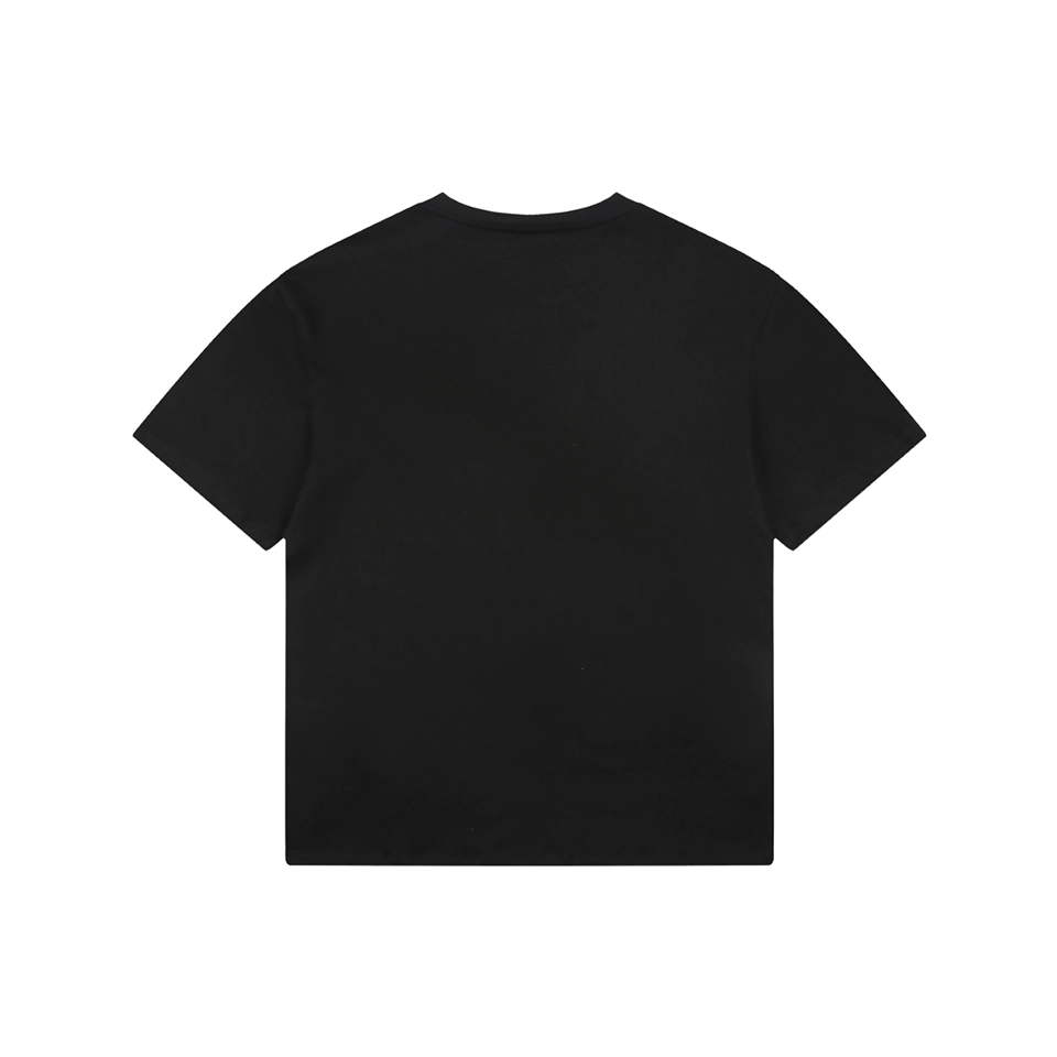 Mxxcler Logo Patch Cotton T Shirt