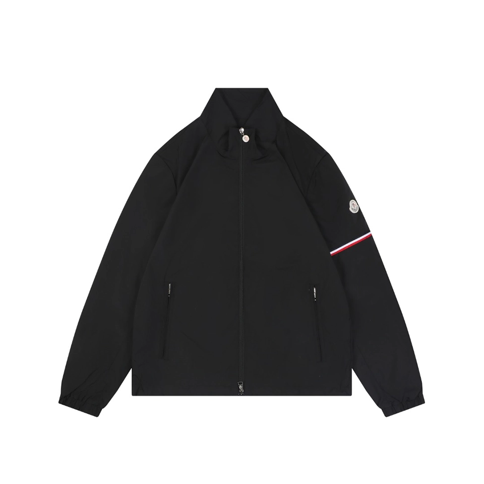 Moncler-Logo-Patch-Nylon-Stand-Collar-Jacket14.jpeg.webp Mxxcler Logo Patch Nylon Stand Collar Jacket