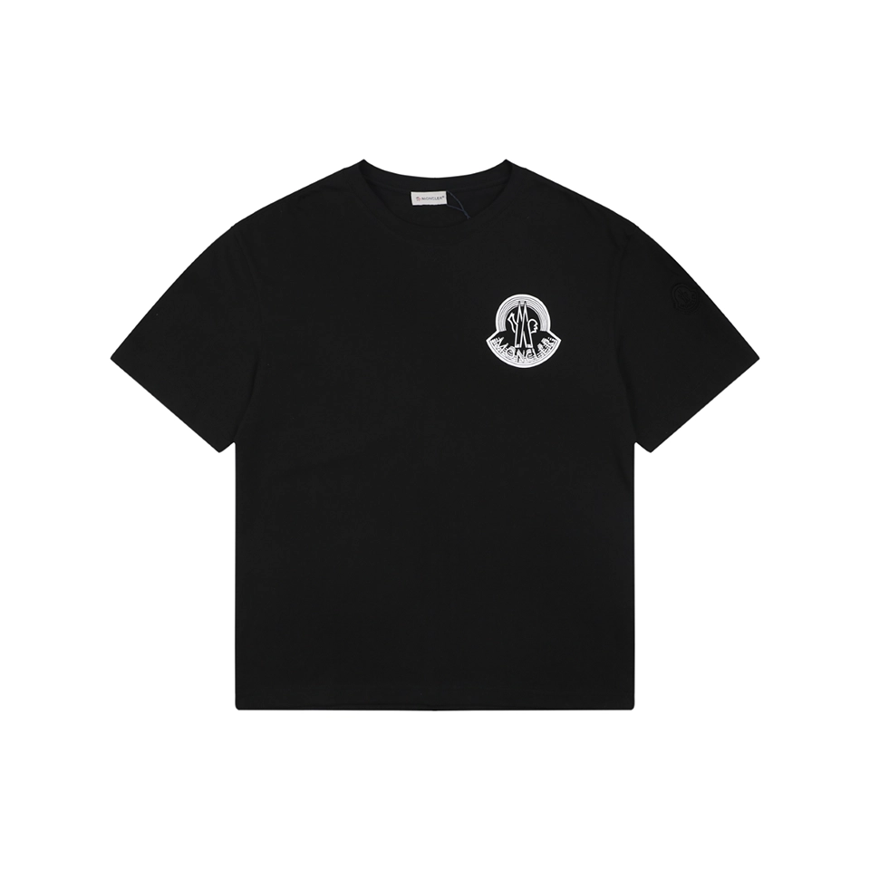 Mxxcler Outline Logo Cotton T Shirt