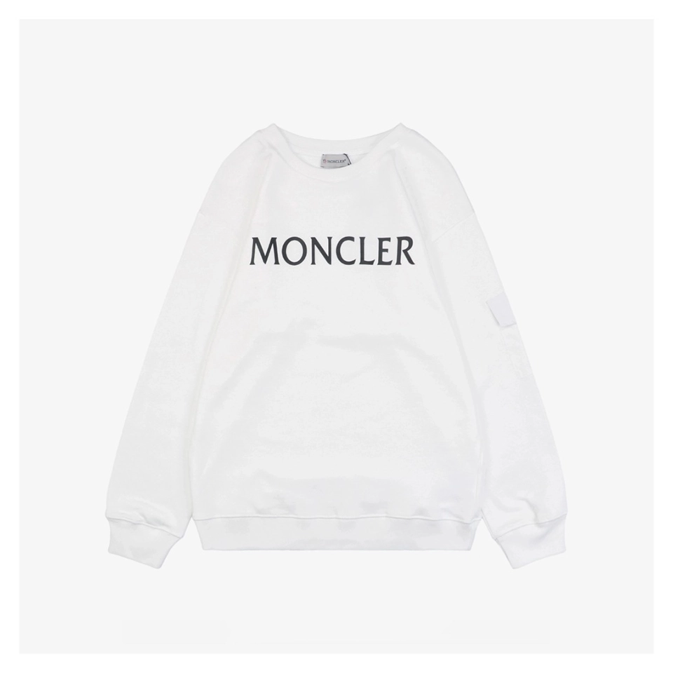 Mxxcler Pocket Sleeve Logo Crewneck Sweatshirt