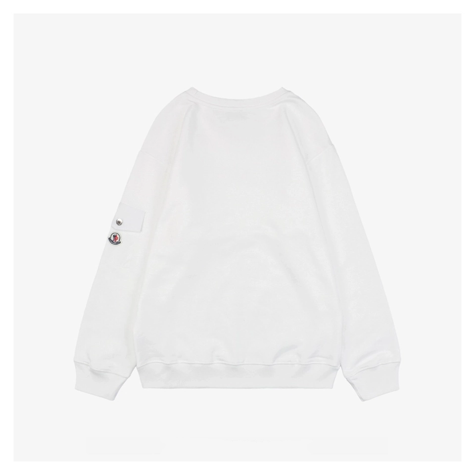 Mxxcler Pocket Sleeve Logo Crewneck Sweatshirt