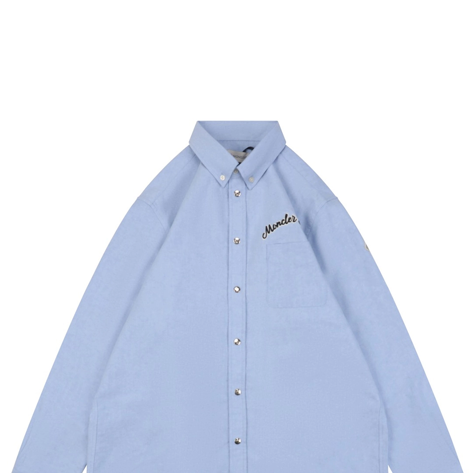 Mxxcler Signature Embroidered Pocket Shirt