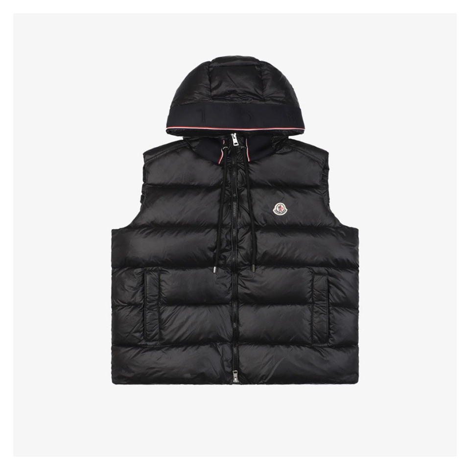 Mxxcler Webbing Hooded Down Vest Frgmt By Hiroshi Fujiwara