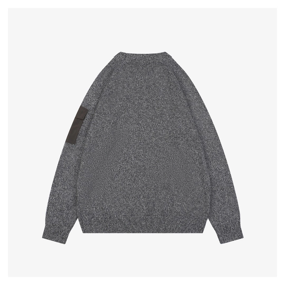 Mxxcler-Arm-Pocket-Crewneck-Knit-Sweater4.jpeg.webp Mxxcler Arm Pocket Crewneck Knit Sweater