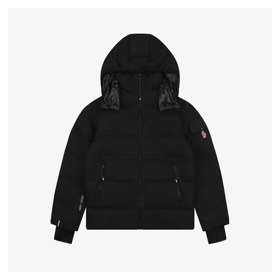 Mxxcler Arm Rooster Logo Hooded Down Jacket 2566