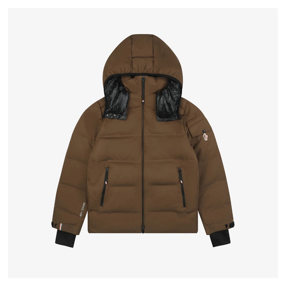 Mxxcler Arm Rooster Logo Hooded Down Jacket 2566