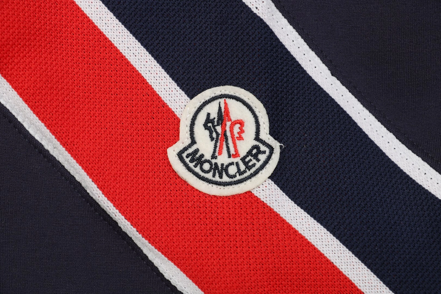 Mxxcler Arm Tape Mk Embroidered Zip Jacket